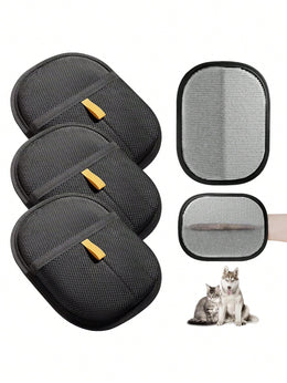 Three PawMitt gloves with both faces shown